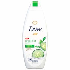 Dove Refreshing Body Wash Revitalizes and Refreshes Skin Cucumber and Green Tea Effectively Washes Away Bacteria While Nourishin