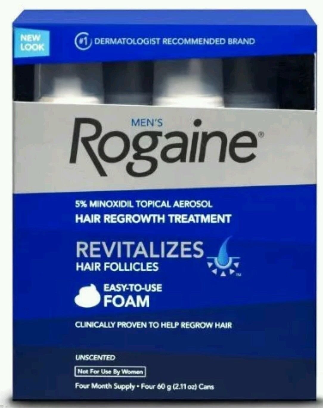 ROGAINE FOR MEN FOAM 2.11 OZ (4 Count)