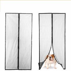 Lexi Home Upgraded Magnetic Screen Door - Door Screen with Strong Long Magnets, Hands-Free Bug Screen, Great for Patio - RV and 