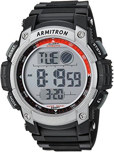 Armitron Sport Mens 40/8252BLK Black Digital Chronograph Watch