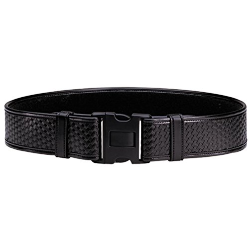 Bianchi #7950 Basket Weave Duty Belt, Black, Medium 34-40