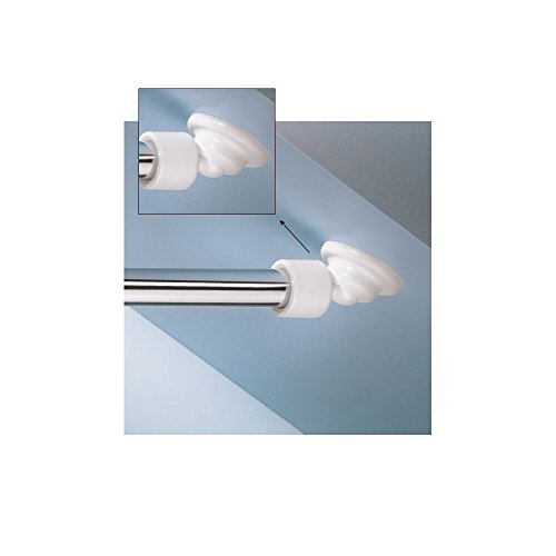 Kleine Wolke Angled Shower Rod Mount for Sloped Walls - Low Cost Solution