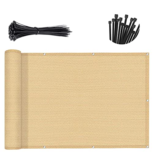 SUNNY gUARD 3x16Balcony Privacy Screen Fence Apartments Railing cover ...