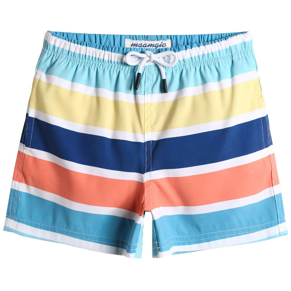 maamgic Boys Swim Trunks Toddler Swim Shorts Little Boys Bathing Suit
