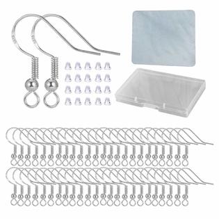 DIYear Hypoallergenic Fish Hooks Earrings 120 PCS/60 Pairs