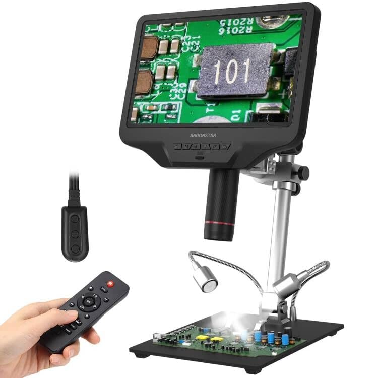 Andonstar AD409-Pro 101 LcD Digital Microscope, HDMI Soldering ...