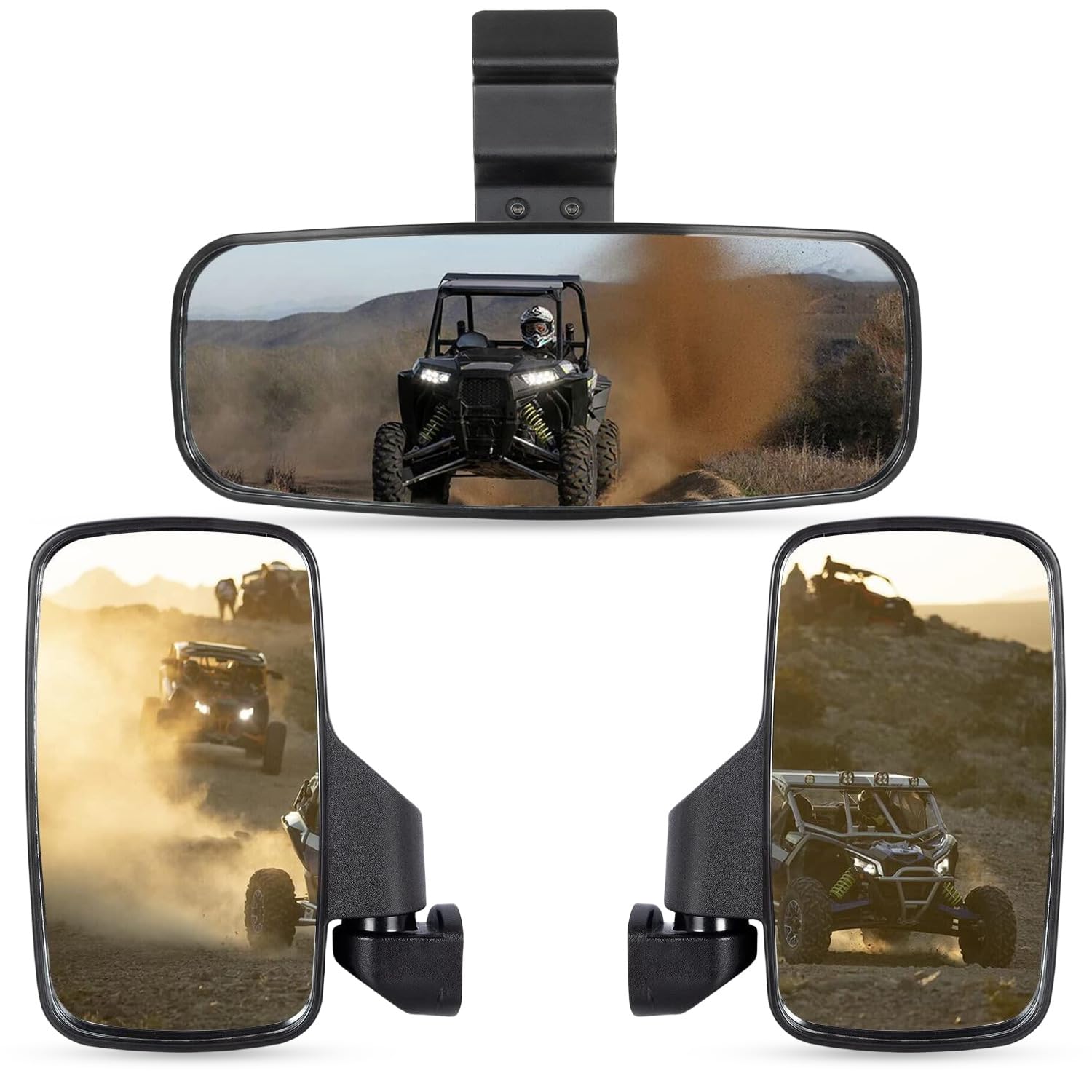 UTV Side Rear View Mirrors For Polaris Ranger 500 570 XP