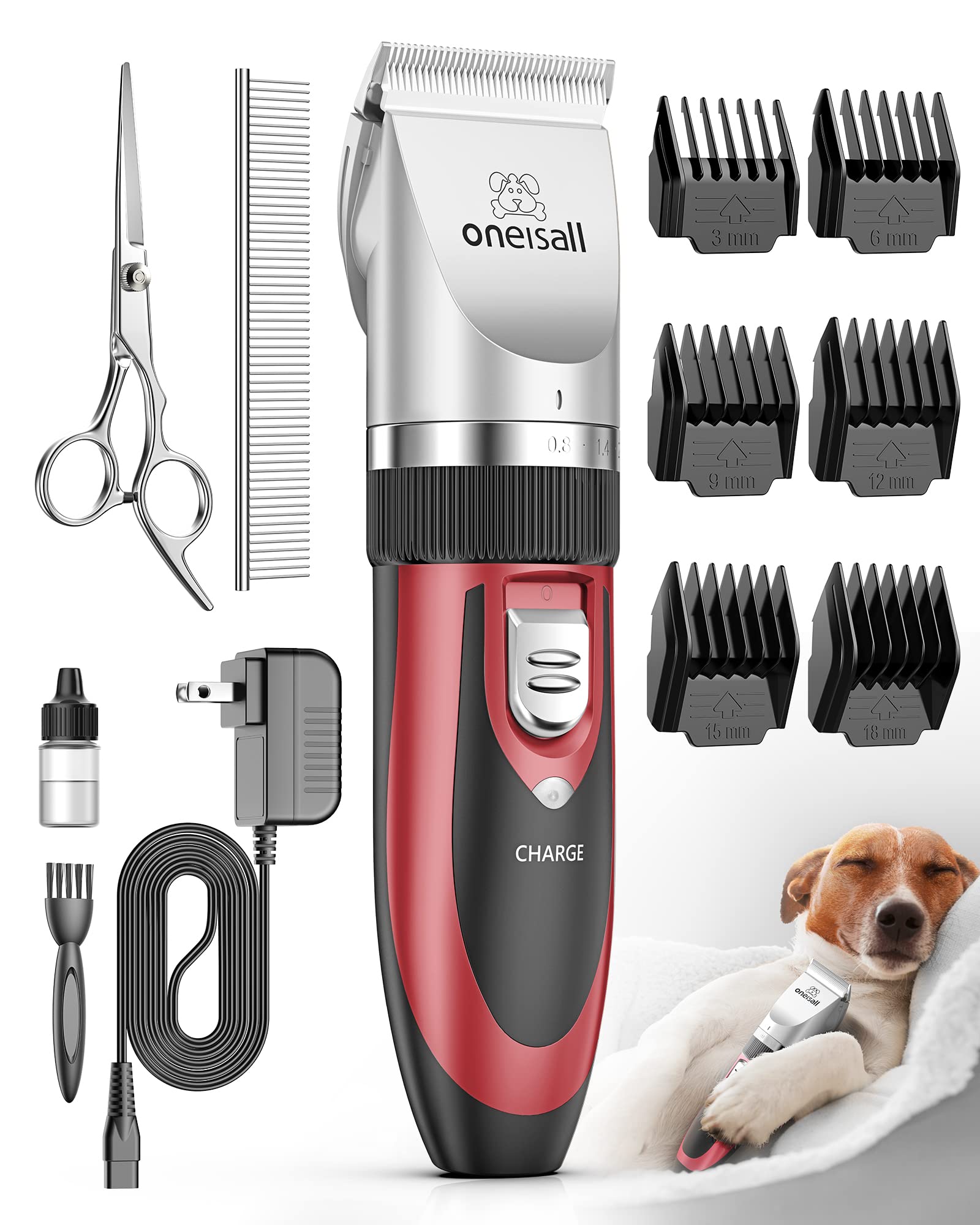 ONEISALL oneisall Dog Shaver Clippers Low Noise Rechargeable