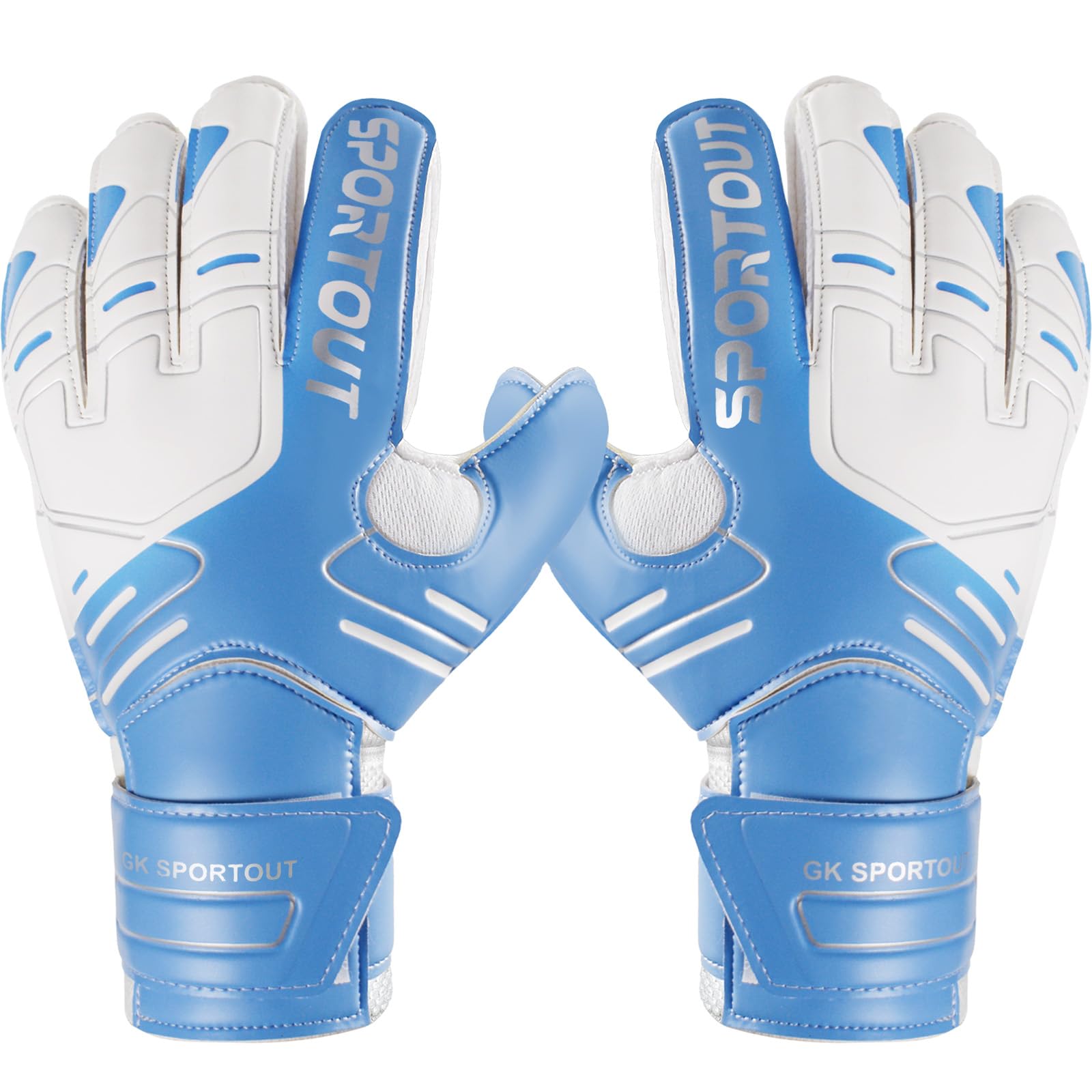 Sportout Youth&Adult Goalie Goalkeeper Gloves, Strong Grip for The