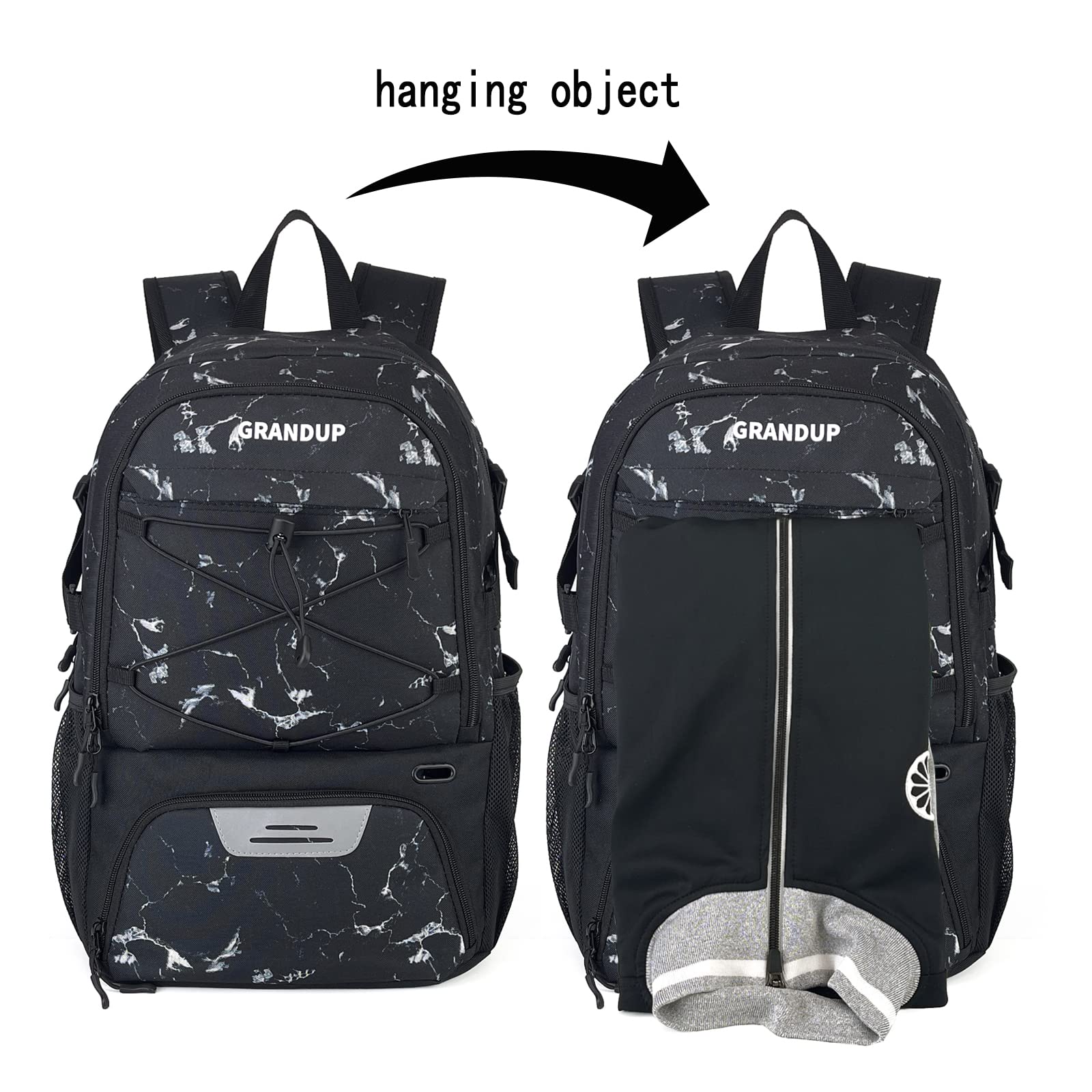 WOLT Basketball Backpack Bag With Separate Ball Compartment And
