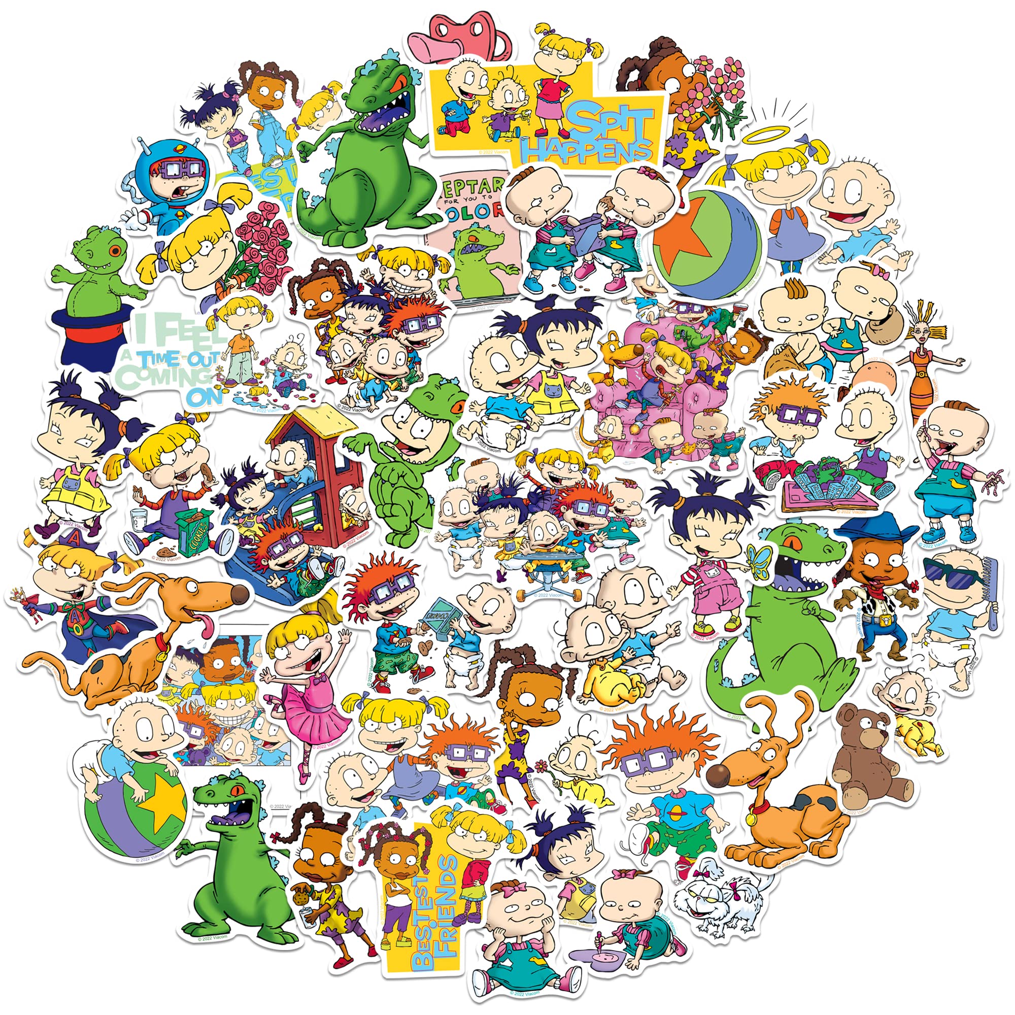 Graphics \u0026 More Rugrats Sticker Pack Die Cut Vinyl Large Deluxe Stickers  Variety Pack - Laptop, Water Bottle, Scrapbooking, Tablet, Skateboard,, image size:2000x2000