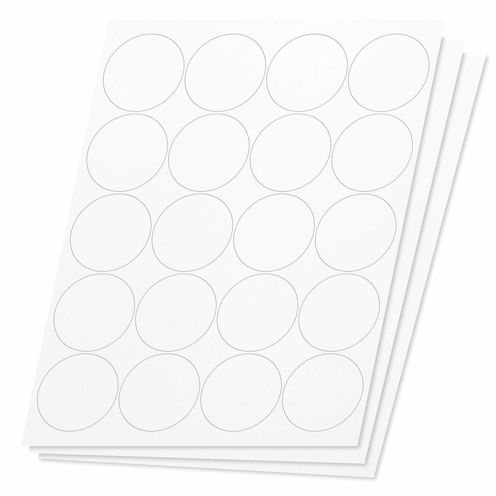 2 Inch Round Sticker Labels OfficeSmartLabels Round Circle Dot 2 inch Diameter Stickers Labels for ...