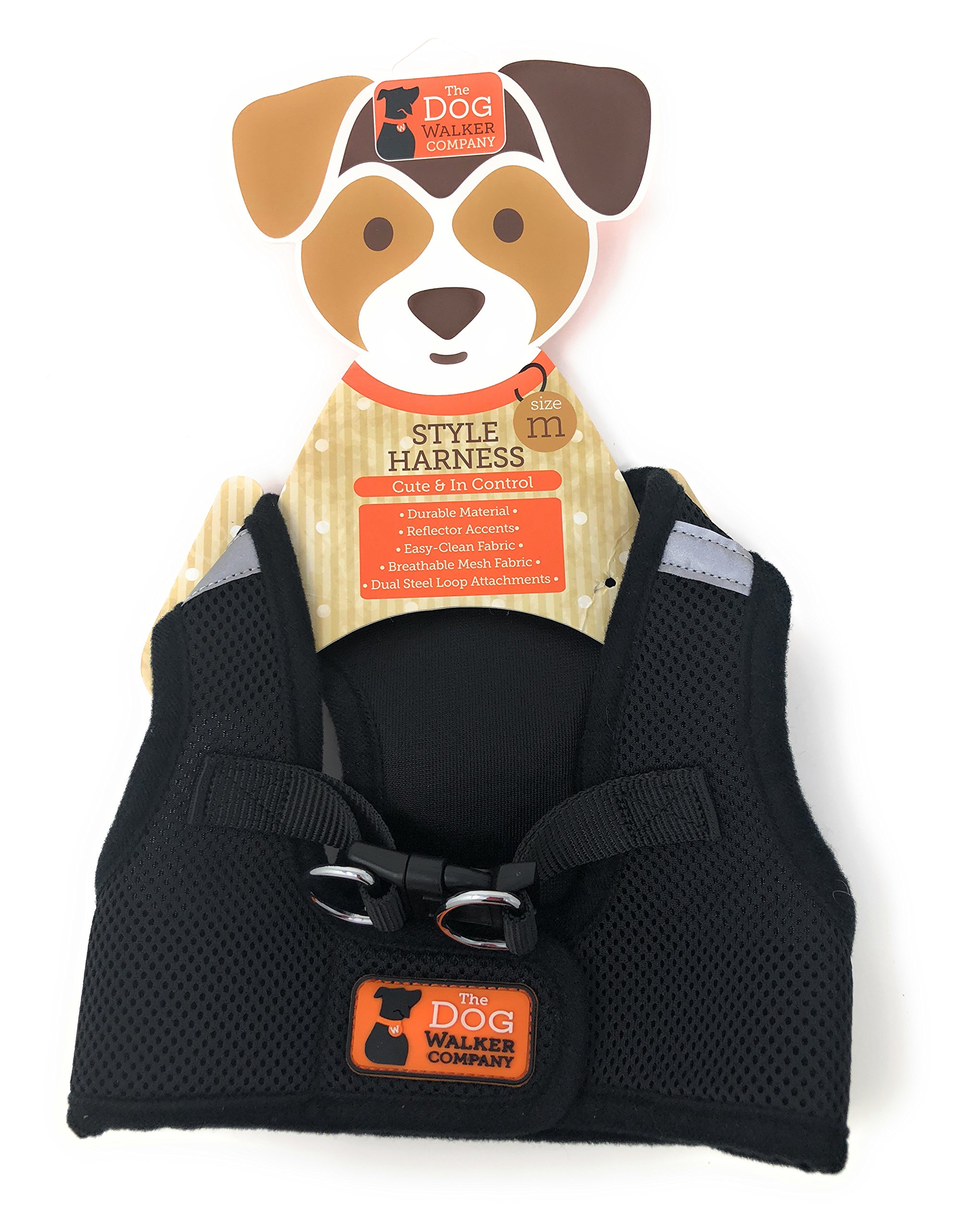 Elite Pet The Dog Walker Company Cute In Control Reflector Pink Style Dog Cat Premium Pet Harness