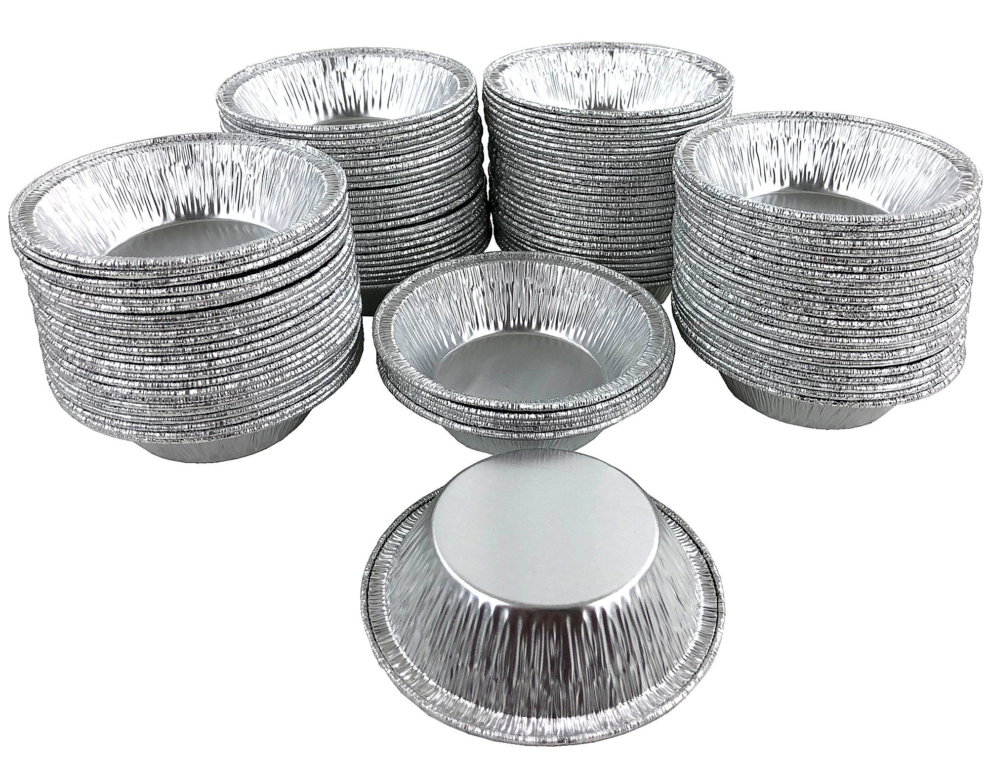 Handi-Foil 5-Inch Aluminum Tart Pans - 50 Pack Disposable Mini Pie Tins For Baking