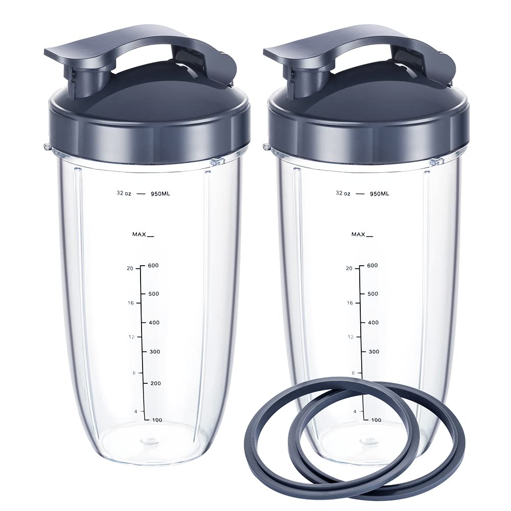 VGEFC 1 Blender Replacement Cups for Nutribullet Blender 32OZ 