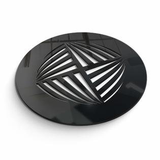 SABA Home Decor Black Round Vent Cover Air Register 8