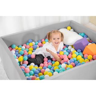 UHAPPYEE Extra Large Square Foam Ball Pit for Toddler, 47