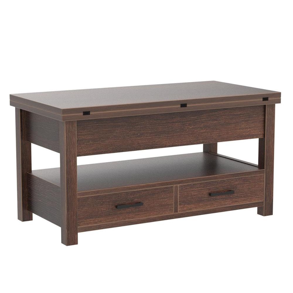 Rolanstar Coffee Table Lift Top, Multi-Function Convertible Coffee ...