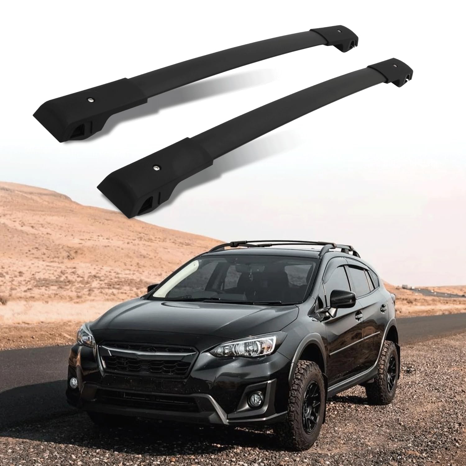 Roof Rails Cross Bars Fits For Subaru XV Crosstrek 2013-2023