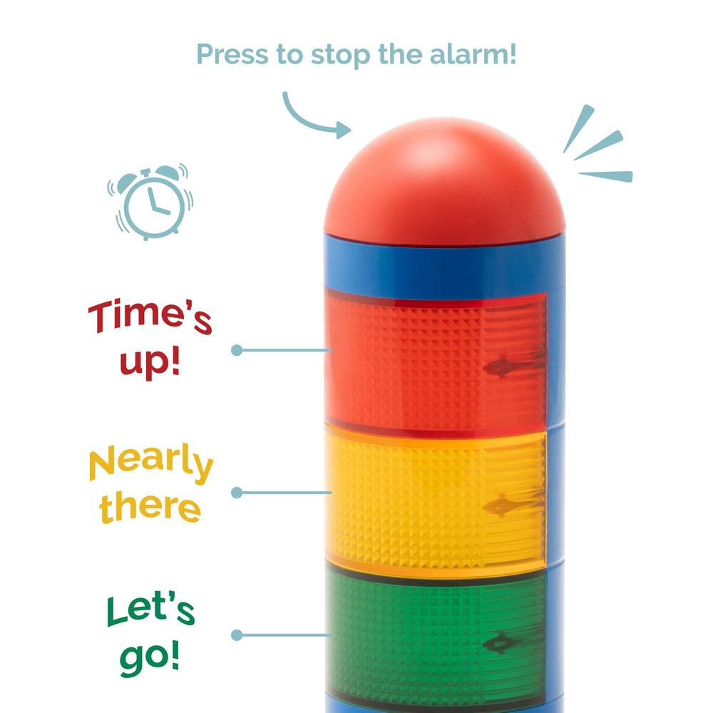 Visual Audio Timer KADAMS Visual Timer for Kids with Audio Pre-Alarm Traffic Light Visual ...