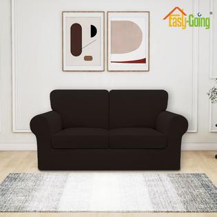Easy-Going Pieces Stretch Loveseat Cover Washable Loveseat