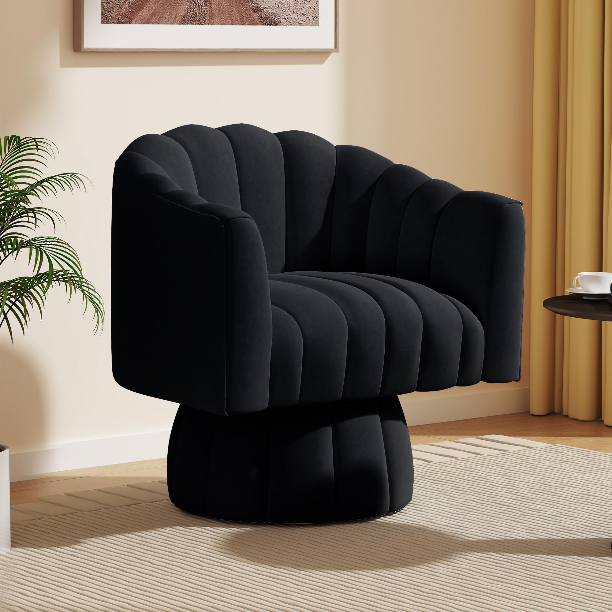 Sofa Round Rotating Chair Dewhut Mid Century 360 Degree Swivel