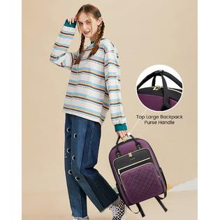 LOVEVOOK Laptop Backpack Purse for Women, Laptop Bag for