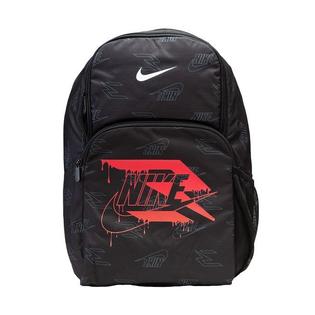 Nike Brand Graphic Print Backpack Black/Red One Size (30L)