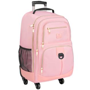 Matein 121201PNK MATEIN Rolling Backpack for Women, 18 inch Roller
