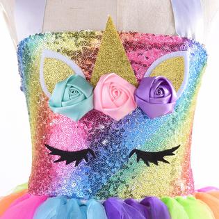 ZeroStage Light Up Unicorn Princess Costume for Girls Birthday Party Decorations Halloween Christmas Flower Outfits LED ZeroStage Light Up Unicorn Princess Costume for Girls Birthday Party Decorations Halloween Christmas Flower Outfits LED