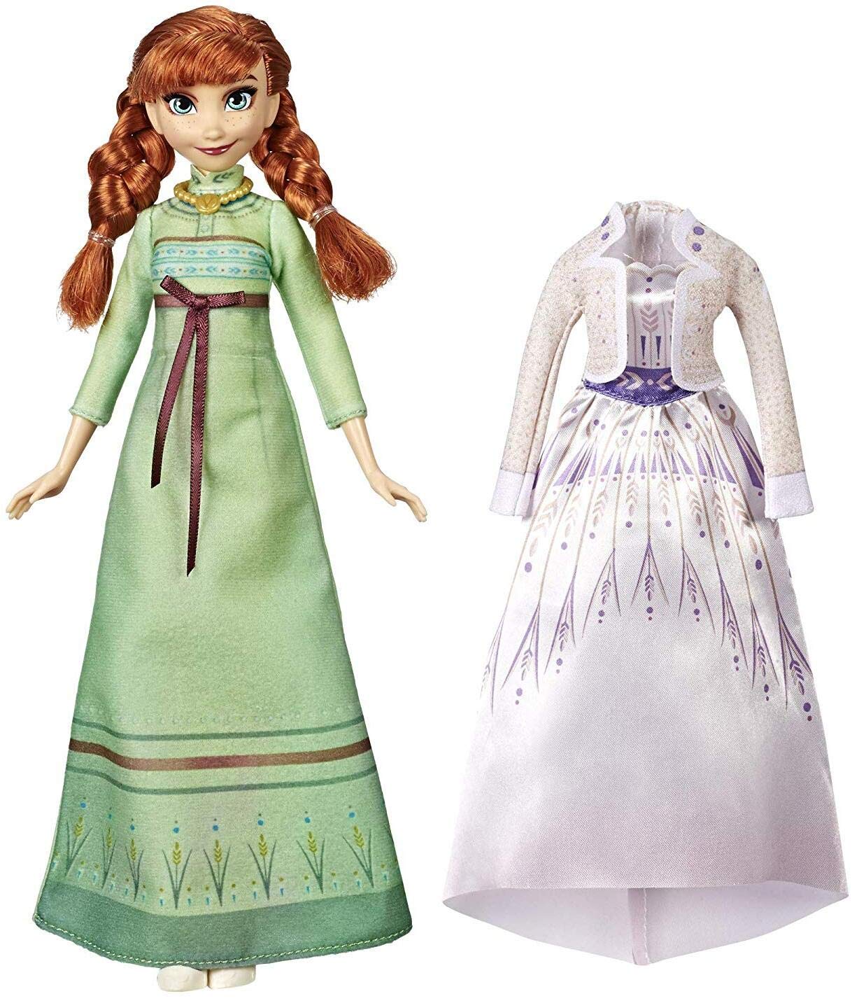 full body anna frozen green dress P380 COSPLAY FROZEN ANNA Princess Costume women FULL SET SHIRT+CORSET+SKIRT