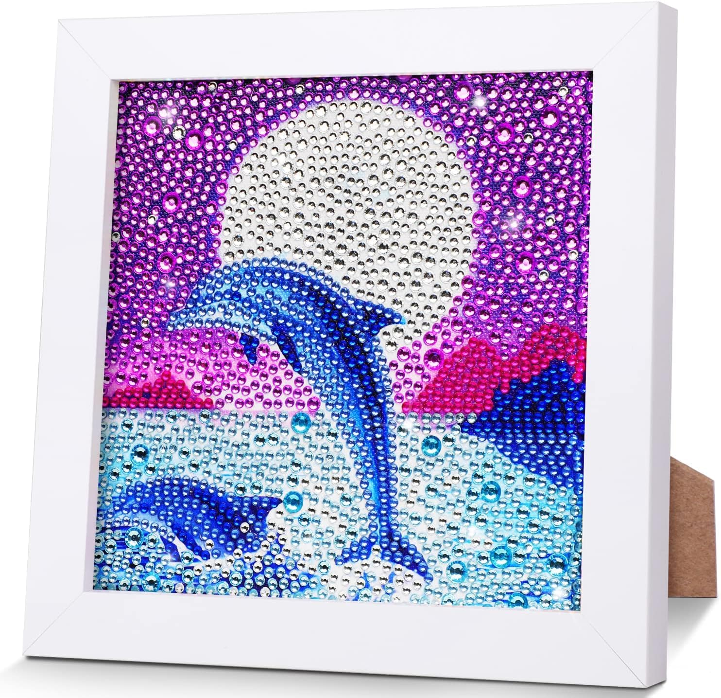 Rendcqin Diamond Painting 4 Pezzi Quadri Con Diamanti 5D - Diamond Painting Kit Completo - Fai