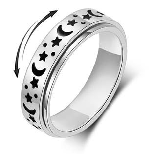 Oreillestar OreilleStar Anxiety Ring for Women Fidget Ring Anxiety