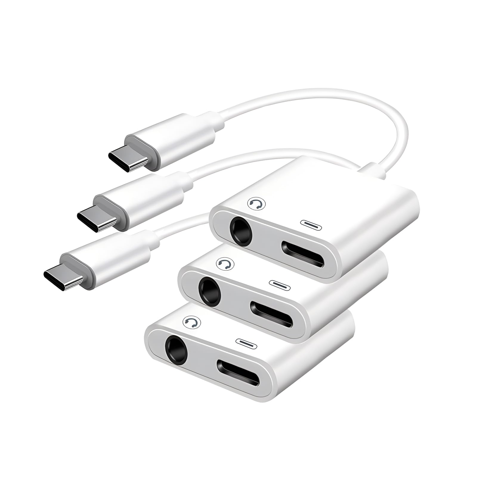 Criello USB C to Headphone and Charger Adapter, 2-in-1 USB C