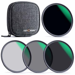 K&F Concept 55mm Fixed ND4 ND8 ND64 ND1000 Lens Filters