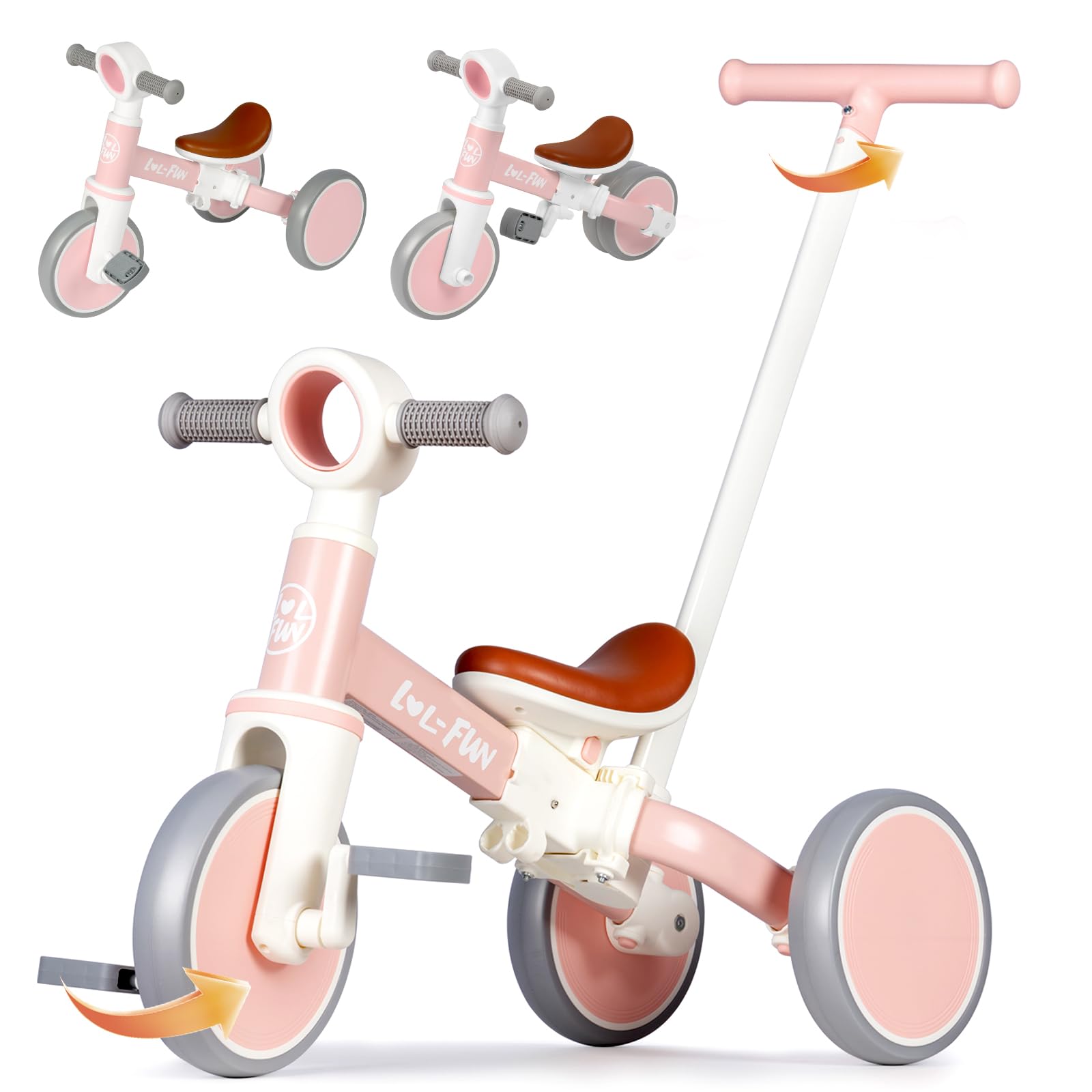 Bicicleta Amazon Triciclo Bebe Bike For Toddlers 2-4 4-in-1 Toddler