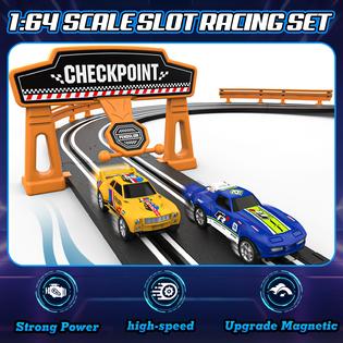 Fedonak Slot Car Race Track Sets for Boys, Race Car Track with