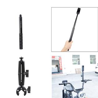 Vamson Car Suction Cup Holder With Double Ball Head Adapter With Invisible Selfie Stick For Insta360 One R X2 Gopro Accessories I4607313614 Vamson Car Suction Cup Holder With Double Ball Head Adapter With Invisible Selfie Stick For Insta360 One R X2 Gopro Accessories I4607313614
