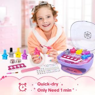 Shemira Nail Polish Kit For Girls Ages 7-12 Years Old, Nail Art