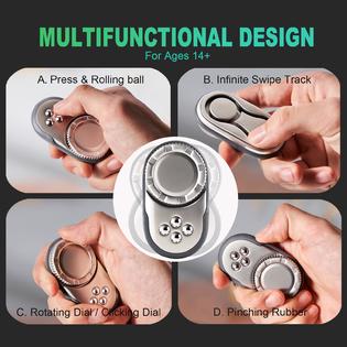 Fidget Toys Adults, OPPKIE Handheld Metal Desk Sensory Fidgets Toy