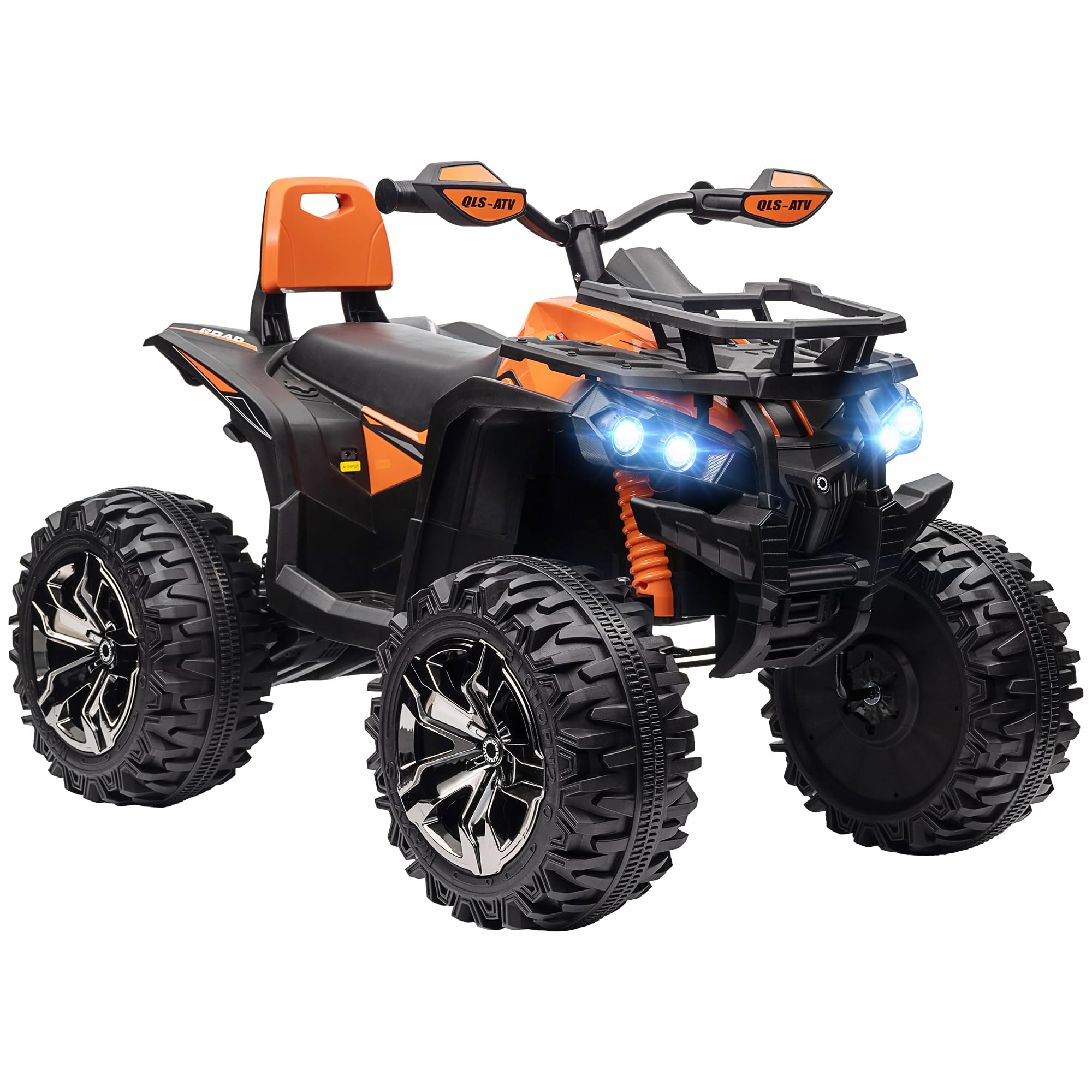 Aosom 12V Kids Ride-on Four-Wheeler, Rechargeable Battery-Powered
