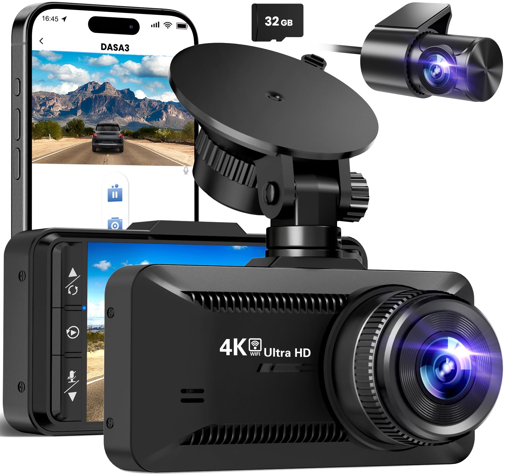 Full Hd Ainhyzic Dash Cam Manual 4k Dash Cam Front And Rear Dash