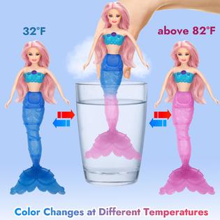 Bettina Magic Color Changing Mermaid Doll, Princess Mermaid Toy
