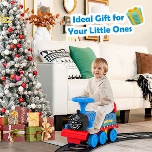 Electric Ride Kids Ride On Train Set Honey Joy HONEY JOY Ride On