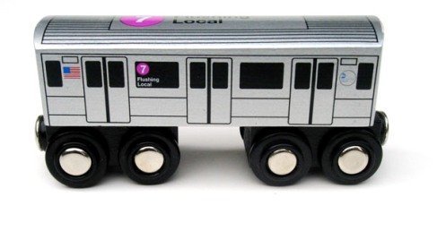 MUNI PALS Munipals Wooden Railway NYC Subway Car