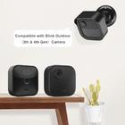 Blink Outdoor Camera Mount,5 Pack Blink 4th & 3rd Gen Weatherproof Protective Housing Degree Adjustable Wall Mount With Blink Sync Module 2 Outlet Mount For Blink Camera System Black