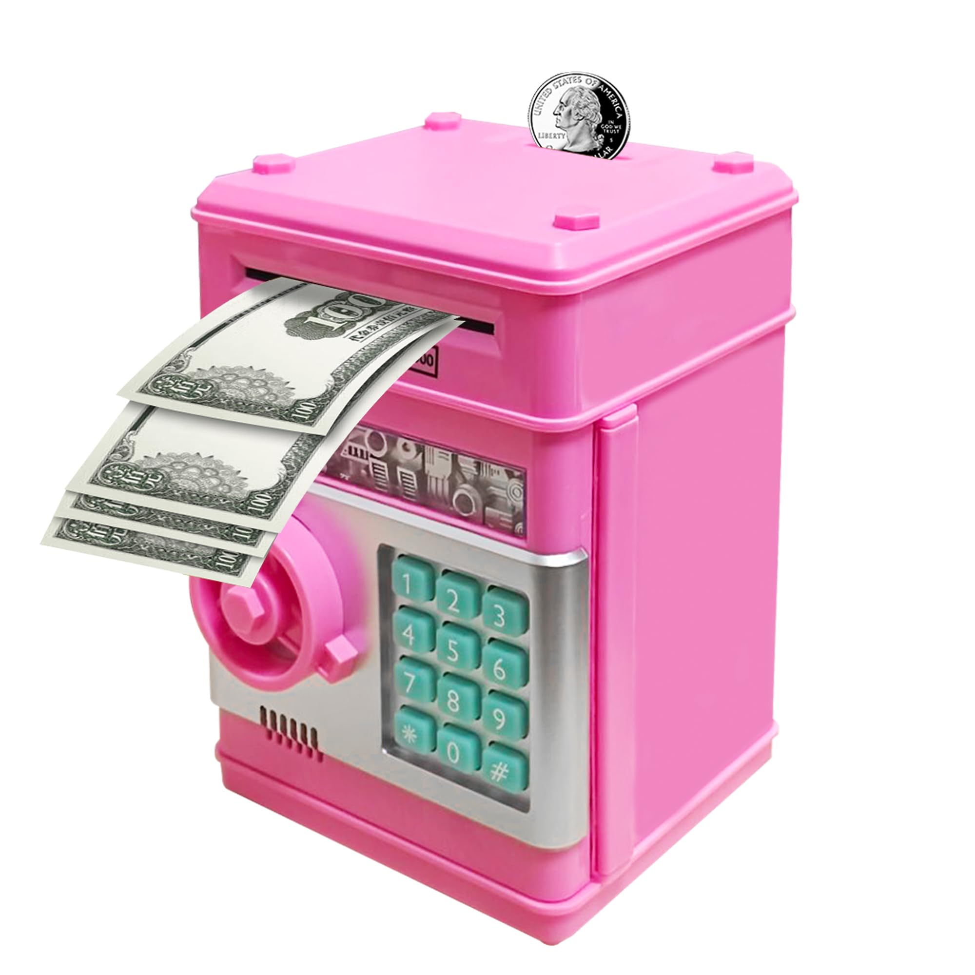 Suliper Electronic Piggy Bank Code Lock for Kids Baby Toy, Mini - Main Image