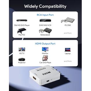 AV-HDMI01 ABLEWE RCA to HDMI Converter, 1080P AV to HDMI RCA