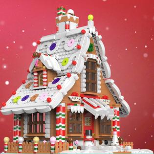 hahaspil Christmas Gingerbread House Kit Building Block Set Toys
