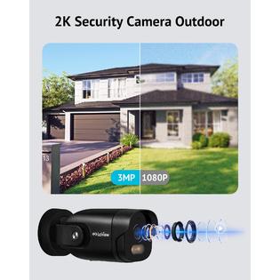 LaView 2K Security Camera Outdoor with Color Night Vision,3MP